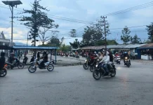 Euforia Pecinta Sepak Bola di Wamena, Konvoi Pendukung Tim Spanyol