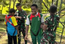 50 Pelajar Ikuti KKRI Kodim 1702/Jayawijaya, Kepemimpinan menuju Indonesia Emas