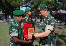 Kodim 1702/Jayawijaya Lepas Prajurit dengan Penuh Kehormatan
