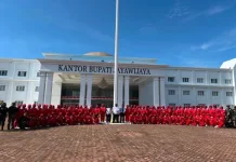 Bupati Jayawijaya Buka Diklat Paskibraka 2026, 76 Siswa Ikuti Pelatihan