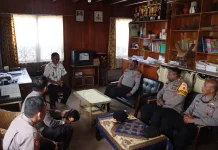 Kapolres Pegubin Silaturahmi Dengan Pos BKO Brimob, Tokoh Agama Dan Masyarakat
