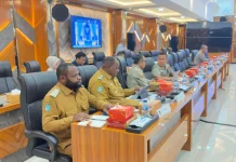 Wabup Lanny Jaya Hadiri Rakor Bahas Penanganan Pasca Konflik Sosial Jayawijaya