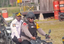 Kapolres Pimpin Apel Kesiapsiagaan dan Patroli Gabungan Jelang HUT RI ke-81