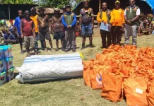 BPBD Papua Pegunungan Salurkan Bantuan untuk Pengungsi Konflik Wouma