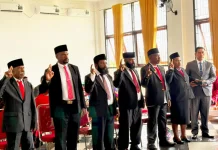 Sebanyak Enam Anggota DPRK Nduga Jalur Pengangkatan Resmi Dilantik