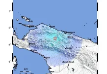 Gempa Bumi Tektonik M5,5 Guncang Kobagma, Tidak Berpotensi Tsunami