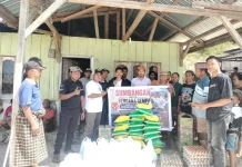 Donasi Gempa NTT Dari Masyarakat Pegubin Disalurkan Ke Sejumlah Lokasi Bencana