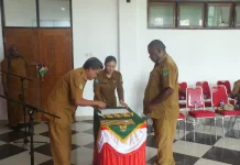 Sertijab Sekda Definitif Nduga di Laksanakan di Kenyam