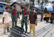 Terangi Malam, Tebarkan Kepedulian Di kampung Oksingsing