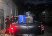 Polres Jayawijaya Sita Miras Lokal dari Lokasi Produksi