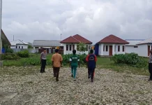 Polres Nduga Bekali Pelajar SMK Negeri 1 Kenyam Materi PBB
