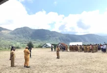 Distrik Oksibil Gelar Apel Gabungan, Perkuat Sinergitas Lintas Sektor