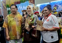 Mendagri dan Dekranas Kunjungi Stand UMKM Jayawijaya, di Kriyanusa 2026