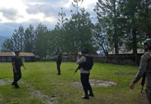 Patroli Harkamtibmas, Polsek Asologaima Sambangi Kampung di Distrik Muliama