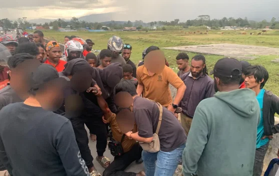 Polres Jayawijaya Respon Cepat Kasus Penikaman di Jalan Ambon, Wamena