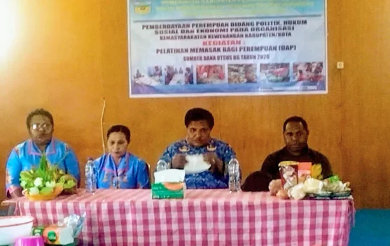 Perkuat Ketahanan Keluarga DP3KAB Pegubin Gelar Pelatihan Masak bagi Perempuan
