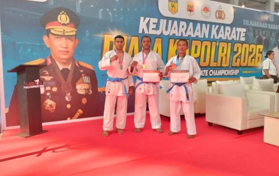Karate Bhayangkara Presisi Polda Papua Raih 4 Medali di Kejurnas Piala Kapolri