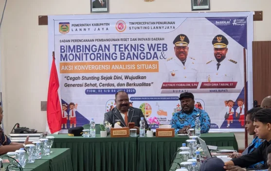 Bupati Lanny Jaya Dorong Percepatan Penurunan Stunting lewat Bimtek