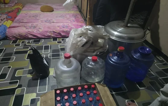 Satresnarkoba Polres Jayawijaya Bongkar Lokasi Produksi Cap Tikus di Wamena