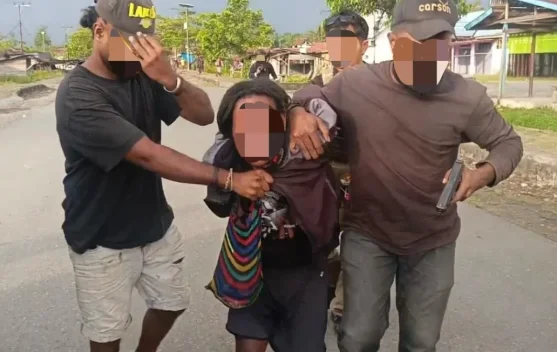 Satgas Damai Cartenz dan Polres Yahukimo Amankan Pria Diduga Anggota KKB