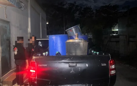 Polres Jayawijaya Sita Miras Lokal dari Lokasi Produksi
