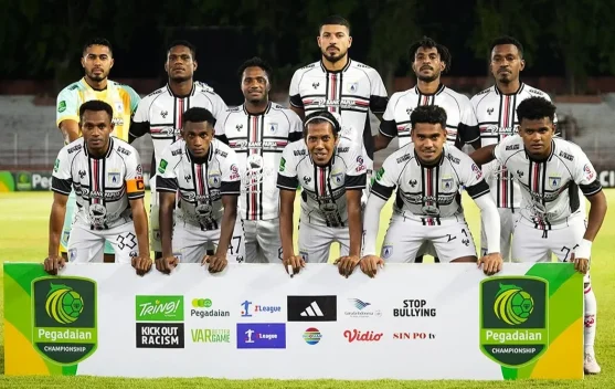 Bermain dengan 10 Pemain, Persipura Jayapura Raih Kemenangan Perdana