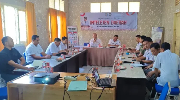 Kesbangpol Way Kanan Perkuat Sinergitas Sektor Intelijen