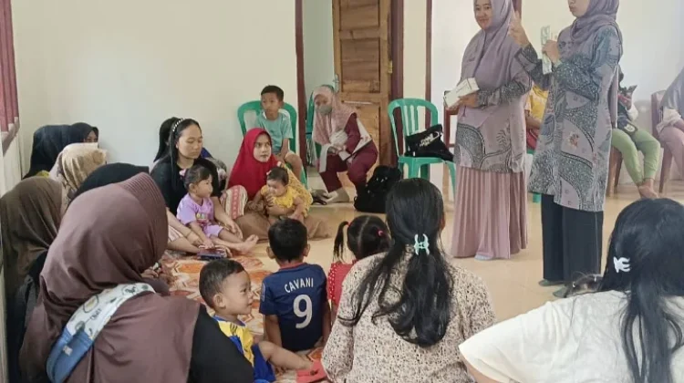 Posyandu Sedap Malam Gelar POPM Cacingan untuk Anak