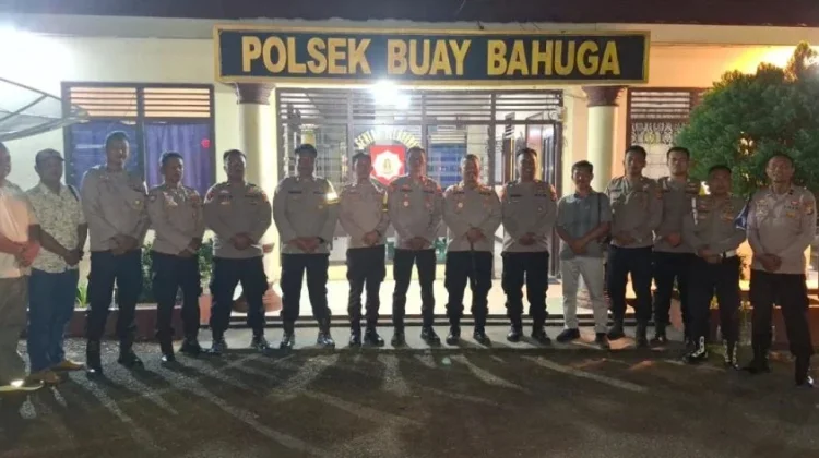 Kapolres Way Kanan Inspeksi Polsek Buay Bahuga, Ingatkan Anggota Hindari Narkoba