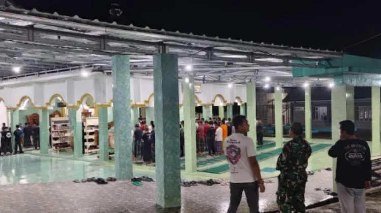 Patroli Kodim Jaga Keamanan Lapas Way Kanan saat Ramadhan