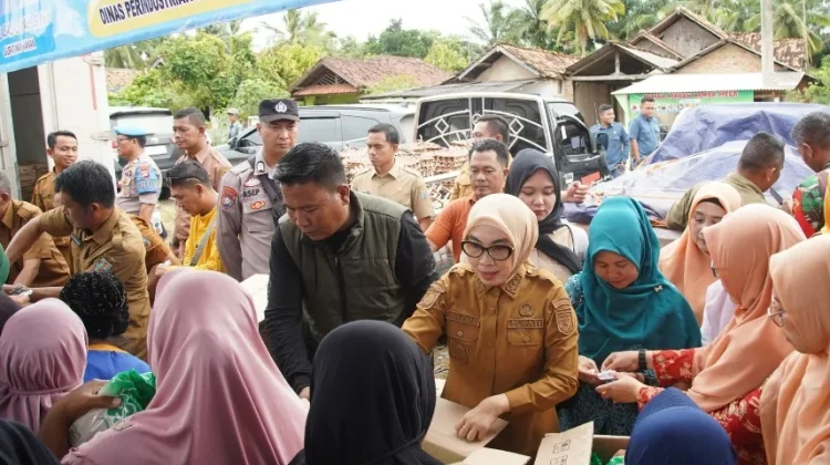 Bulog Lampung Utara Dukung Pasar Murah di Way Kanan