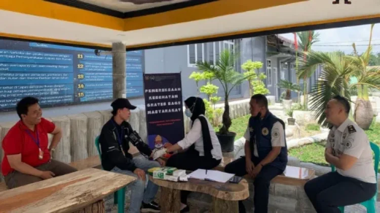 Lapas Way Kanan Gelar Pemeriksaan Kesehatan Gratis Warga