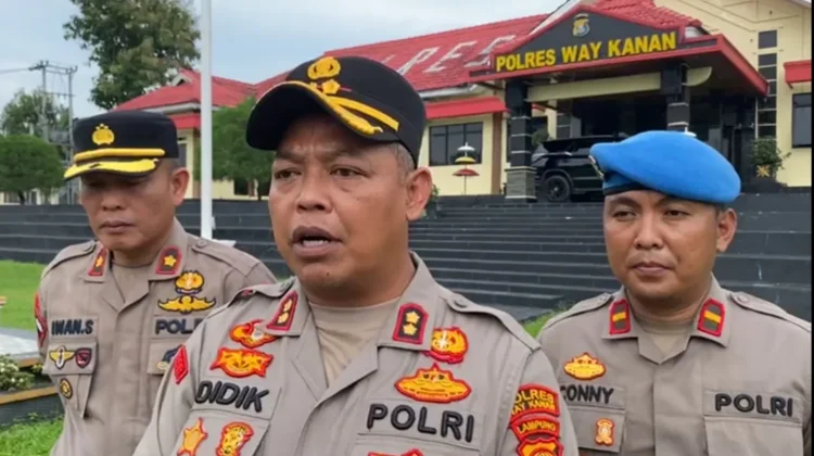Polres Way Kanan Tangkap Satu Lagi Tahanan Kabur, Total Lima Kembali Diamankan