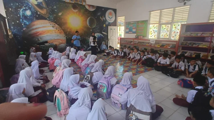 MIN 1 Way Kanan Gelar Literasi Kedua di TBM SKB