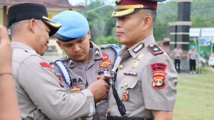 Kompol Martono Resmi Jabat Wakapolres Way Kanan Gantikan Kompol Iwan