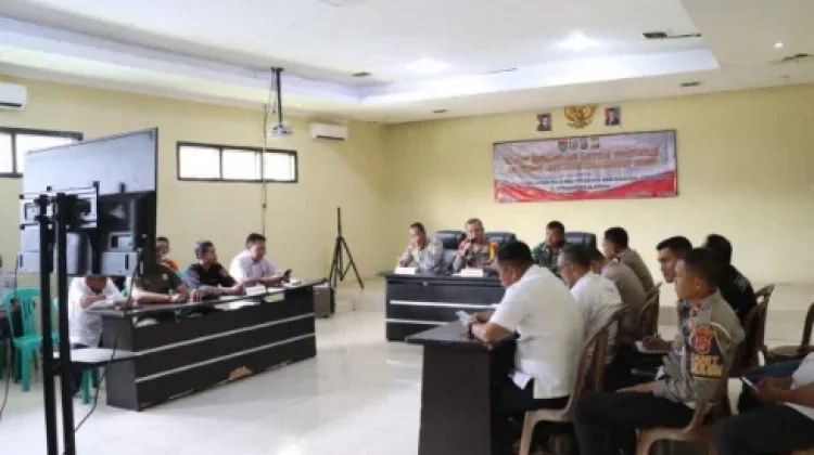 Polres Way Kanan Gelar Rakor Lintas Sektoral jelang Idul Fitri