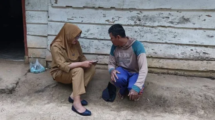 Puskesmas Way Tuba Lakukan Kunjungan Rumah Program Berhenti Merokok