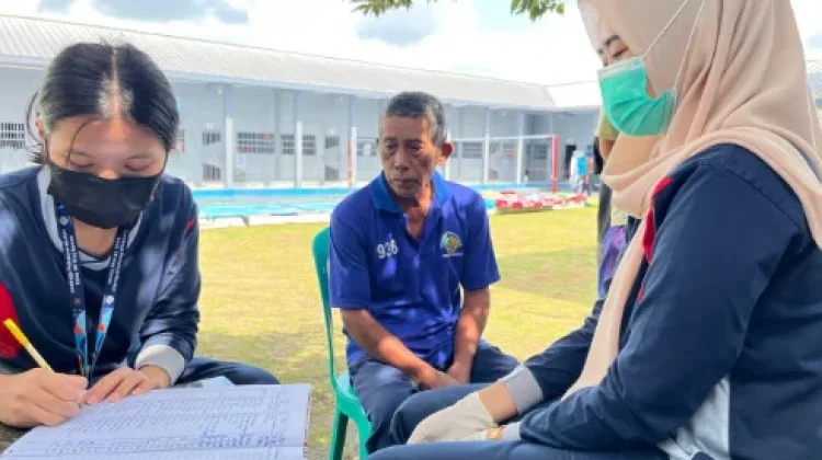 Lapas Way Kanan Cek Kesehatan Lansia di Blok Hunian