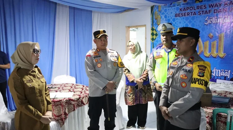Polres dan Pemkab Way Kanan Tinjau Kesiapan Posko Jalinteng