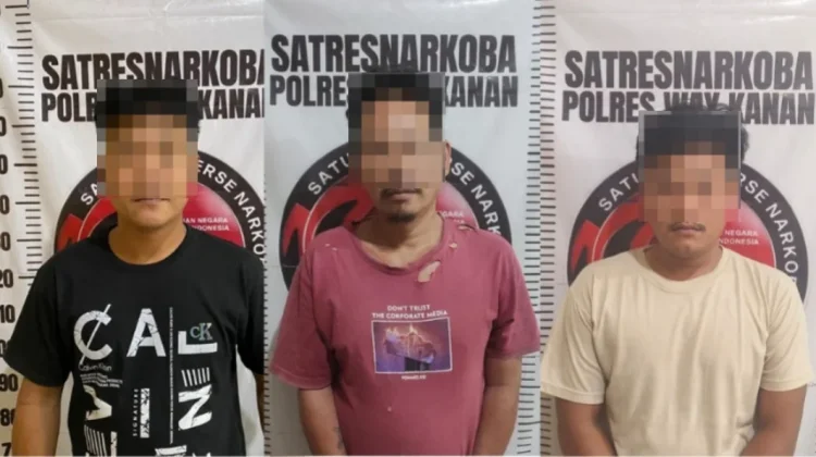 Polisi Ringkus Tiga Pria Penyalahguna Sabu