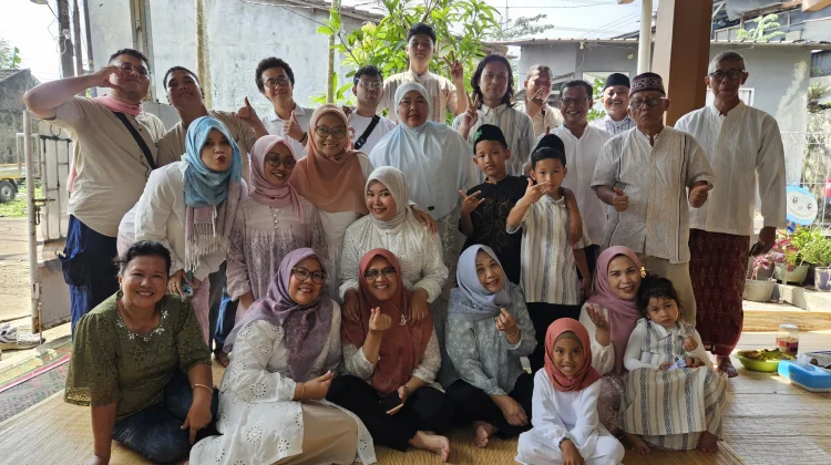 Silaturahmi Lebaran di Way Kanan Mempererat Persaudaraan