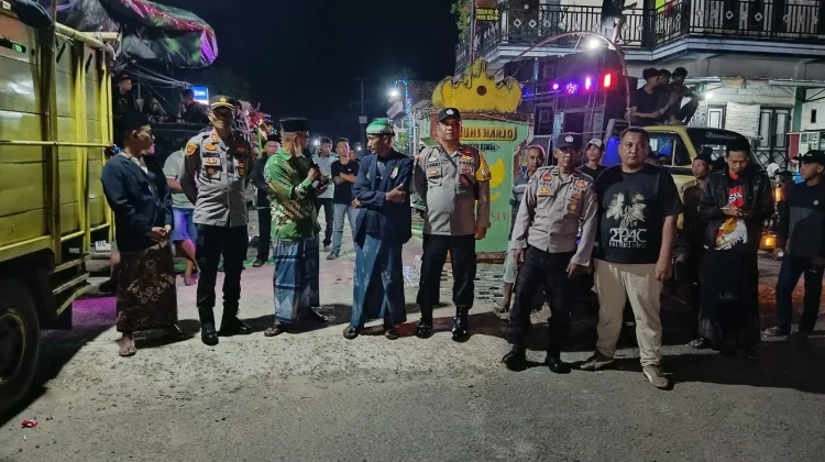 Polsek Buay Bahuga Amankan Malam Takbir di Empat Titik
