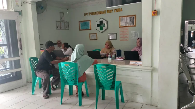 Puskesmas Way Tuba Kembali Layani Pasien Pasca Lebaran