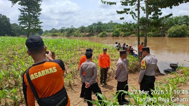 Tim Gabungan Sisir Sungai Way Umpu, Dua Pemuda Belum Ditemukan hingga Jumat Sore