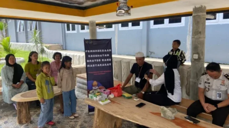 Lapas Way Kanan Gelar Cek Kesehatan Gratis saat Idul Fitri