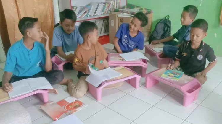 Tingkatkan Literasi Anak, Metode Evaluasi Diterapkan di Pustaka Kencana