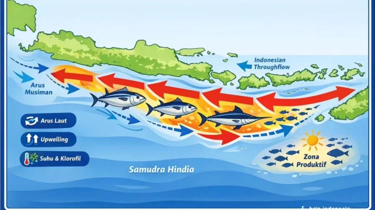 Upwelling Suburkan Laut, Ikan Tuna dan Lemuru Melimpah di Selatan Jawa