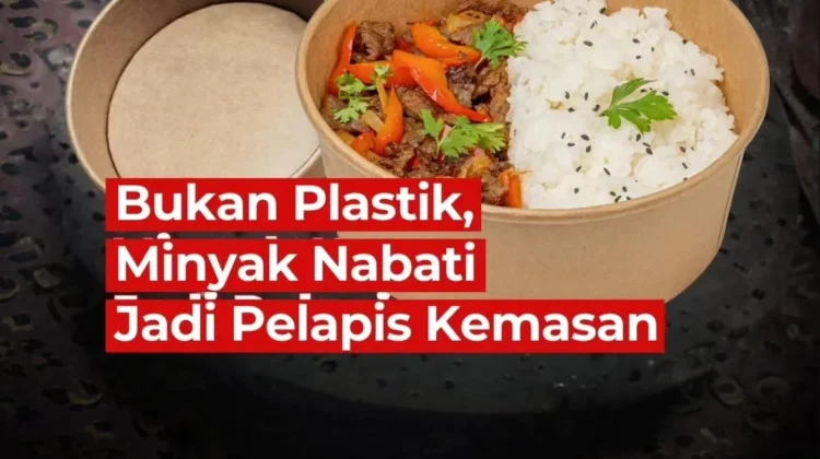 BRIN Patenkan Pelapis Kemasan dari Minyak Nabati, Teruji Tahan Air dan Minyak