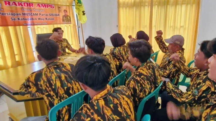 PD AMPG Way Kanan Gelar Rakor, Siap Sukseskan Muscam Partai Golkar se-Kabupaten