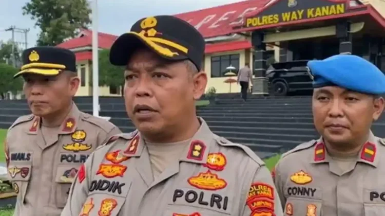 Kapolres Way Kanan Tegaskan Perang Lawan Narkoba